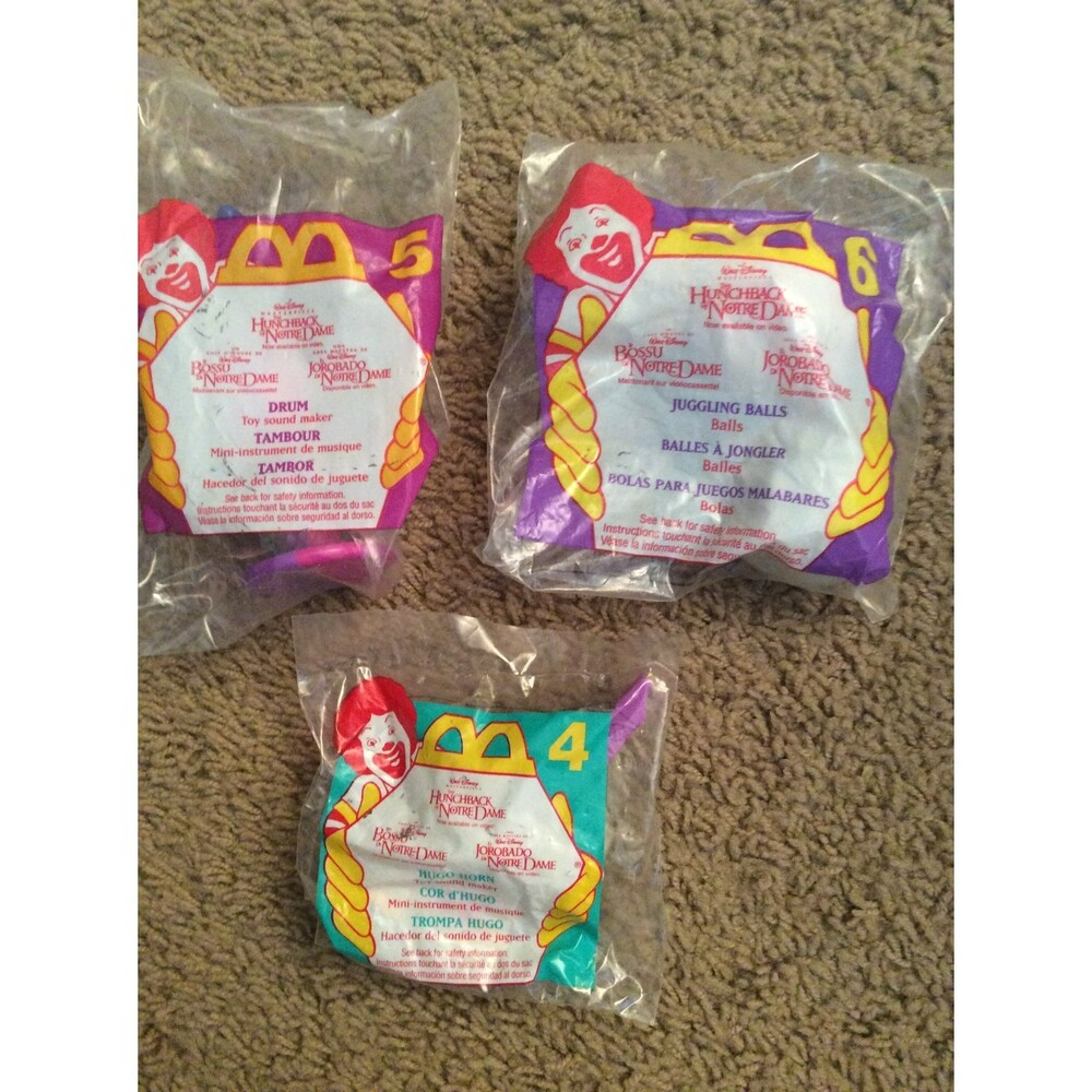 Mcdonald’s 1996 Hunchback Of Notre Dame Happy Meal Toys B13